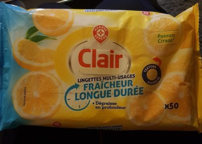 Lingettes multi-usages parfum citron - Product