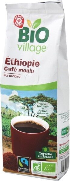 Café moulu d'Ethiopie bio pur Arabica Max Havelaar - Product - fr