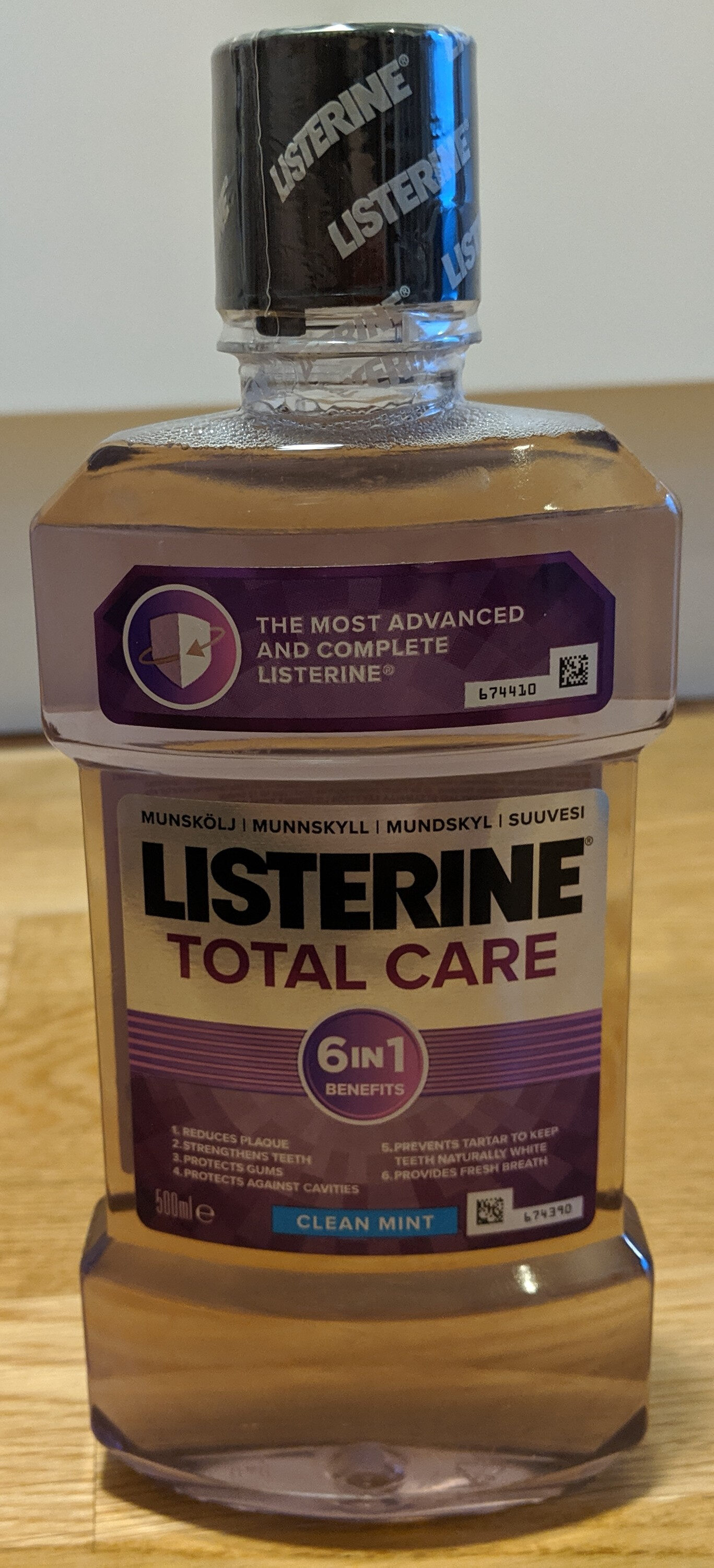 Listerine Total Care Clean Mint - Product - sv