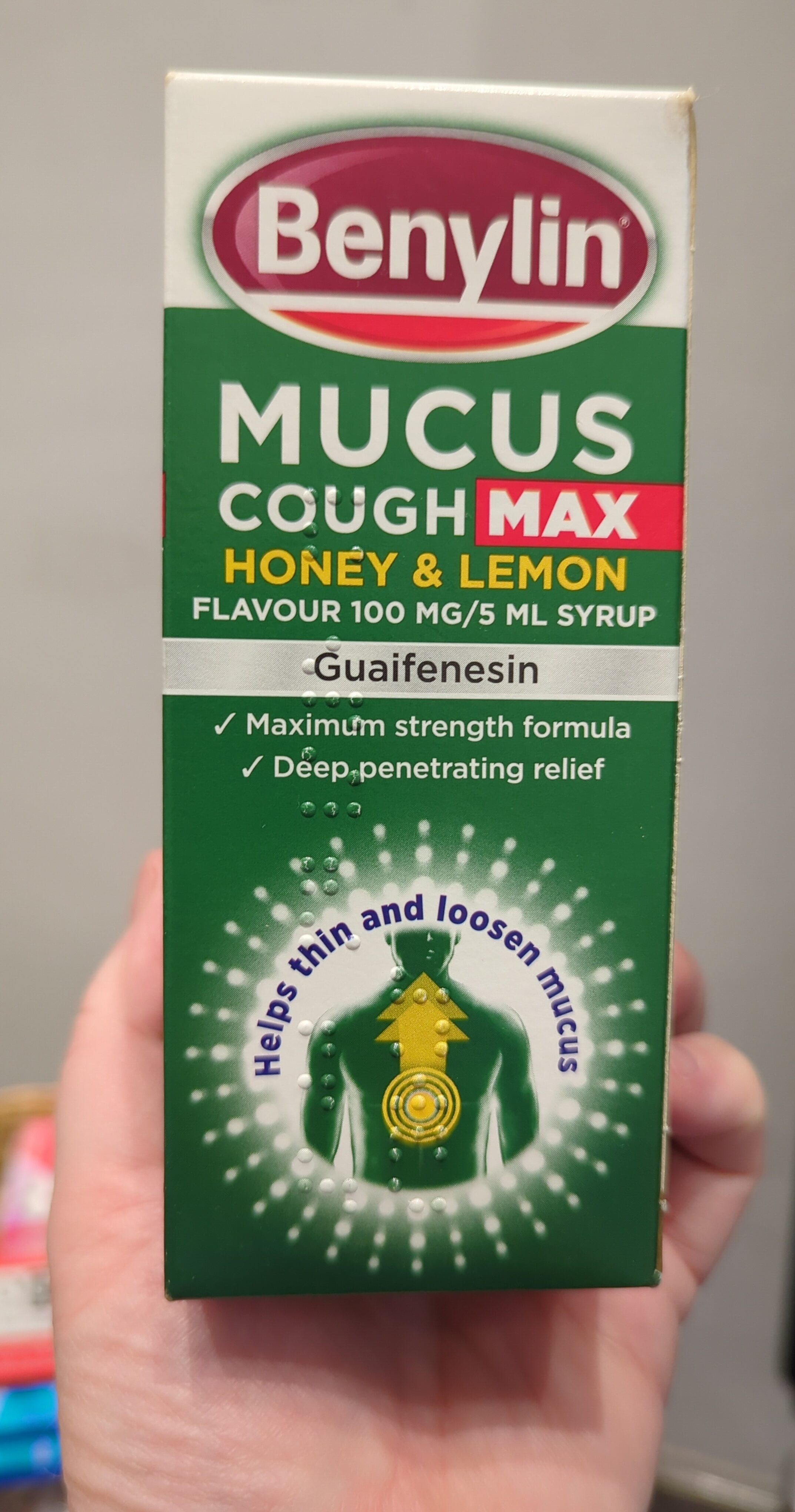 Benylin Mucus Cough Max (Honey & Lemon) - Product - en