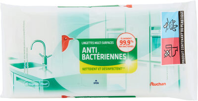Lingettes nettoyantes multi-surfaces anti-bactériennes - Product