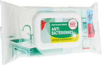 Lingettes nettoyantes multi-surfaces anti-bactériennes - Product - fr