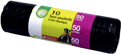 Pouce sacs poubelle 50l x 10 - Produit - fr