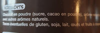 chocolat gourmand - Ingredients - fr