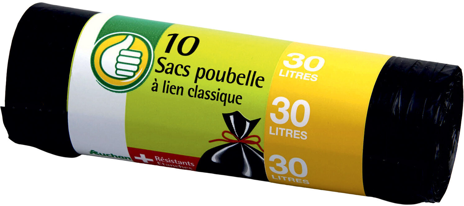 Pouce sacs poubelle 30l x10 - Product - fr