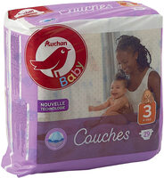 AUCHAN BABY : Couches taille 3 x 29 - Product - fr
