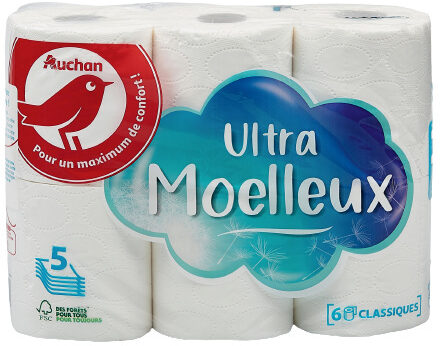 Papier toilette blanc, 5 plis - Product - fr