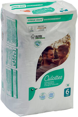 Culottes Taille 6 - +16kg x18 - Produit - fr