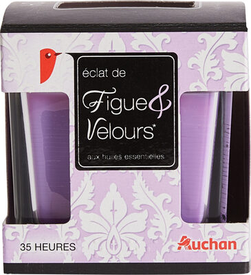 AUCHAN BOUGIE PREMIUM FIGUE et VELOURS X1 - Product - fr