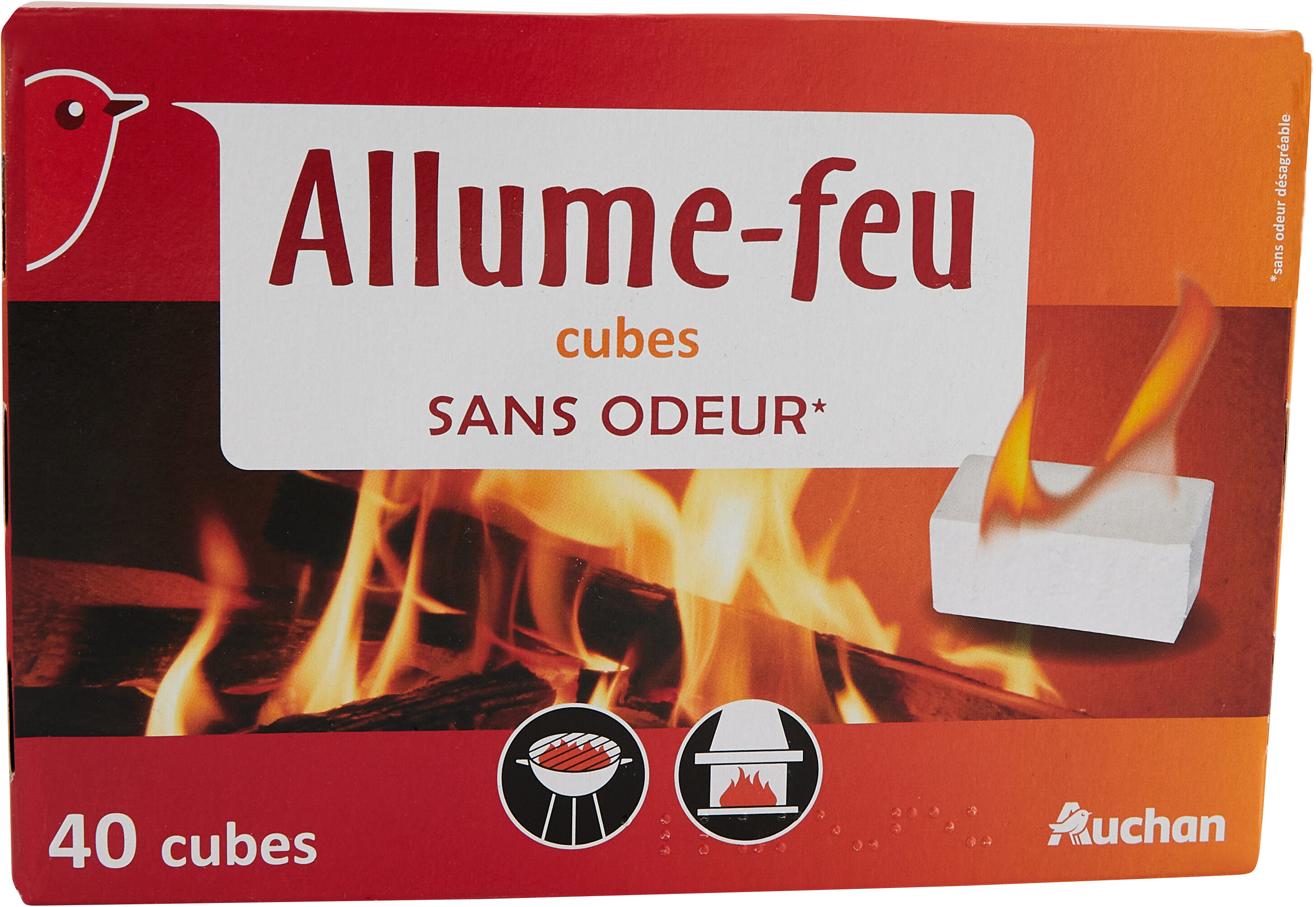 40 cubes Allume-Feu - Produit - fr