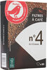 Auchan filtres a cafe n°4 x80 - Product