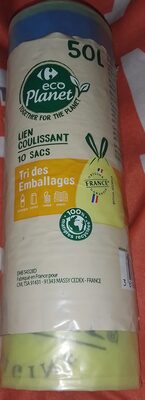 sac jaune pour emballage recyclable - Product - fr