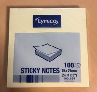 Lyreco Notes, 76 X 76 MM - Product - fr