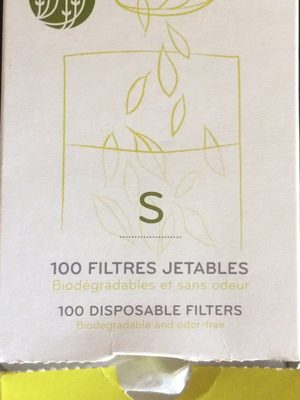 100 filtres jetables - Produit - fr