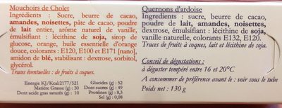 Mouchoir de cholet & quernons d'ardoise - Ingredients