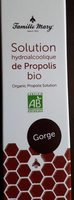 Solution hydro-alcoolique de propolis bio - Produit - fr