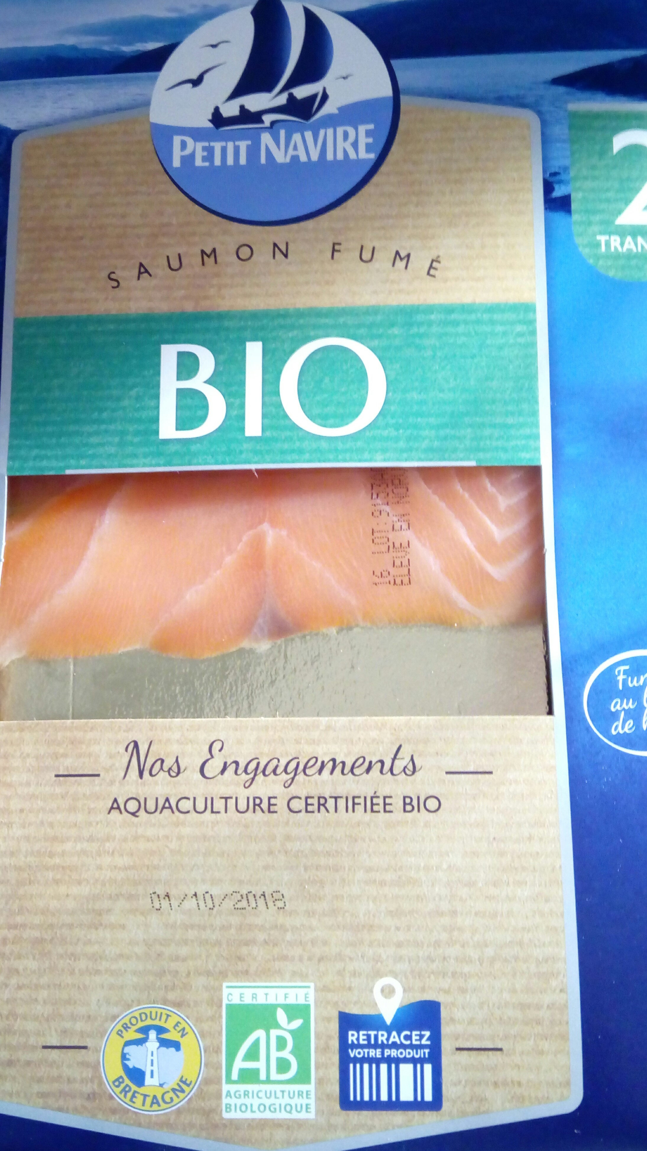 saumon fumé bio - Product - fr