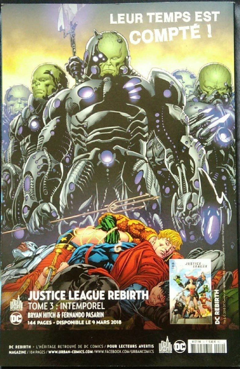 Justice league rebirth     tom 3 : Intemporel - Produit - fr