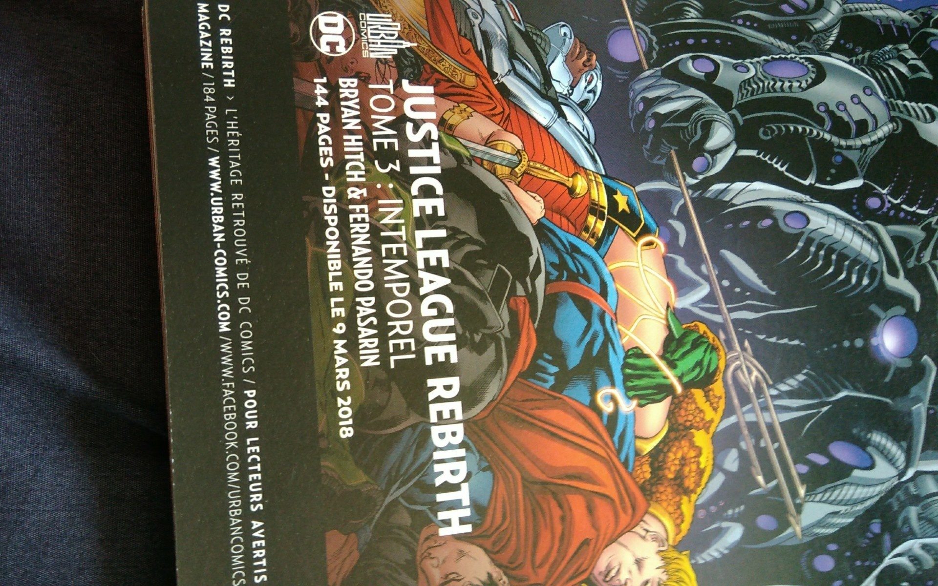 Justice league rebirth     tom 3 : Intemporel - Ingrédients - fr
