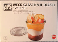 Weck-Gläser mit Deckel, 12er Set - Product - de