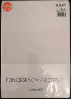 concord Feinjersey-Spannbetttuch - Product - de