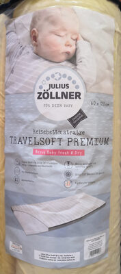 Julius Zöllner Reisebettmatratze Travelsoft Premium Bezug Baby Fresh & Dry - Product