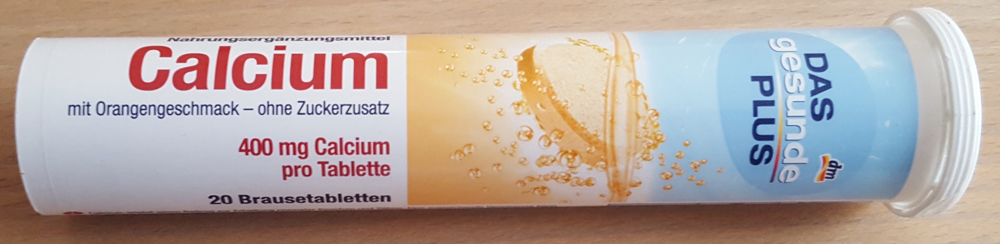 Calcium Brausetabletten mit Orangengeschmack - Product - de