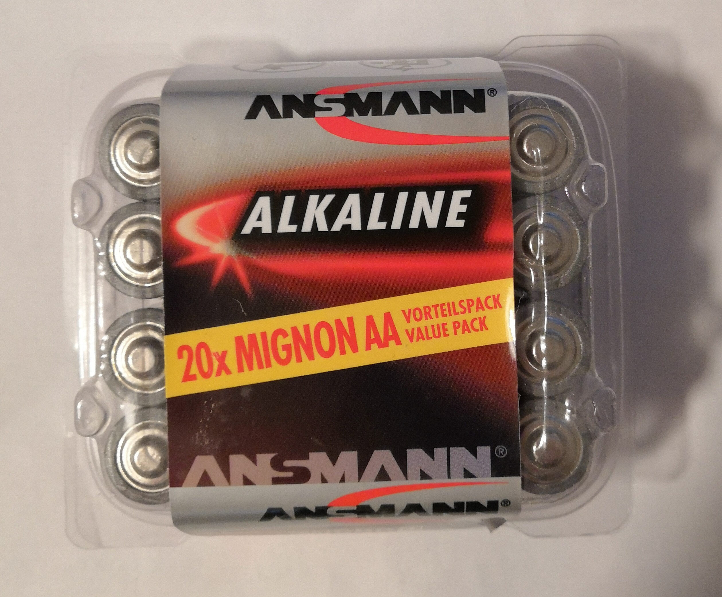 Ansmann Alkaline 20x Mignon AA - Produit - de