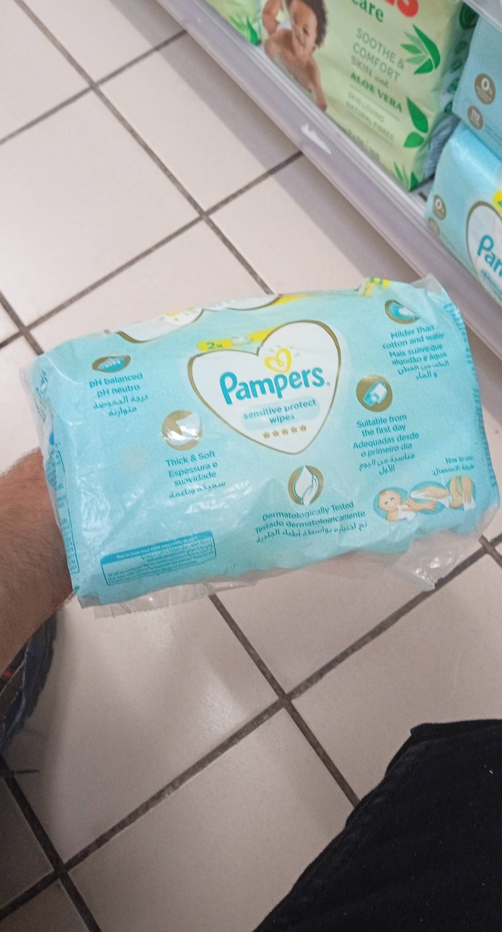Lingettes Pampers 