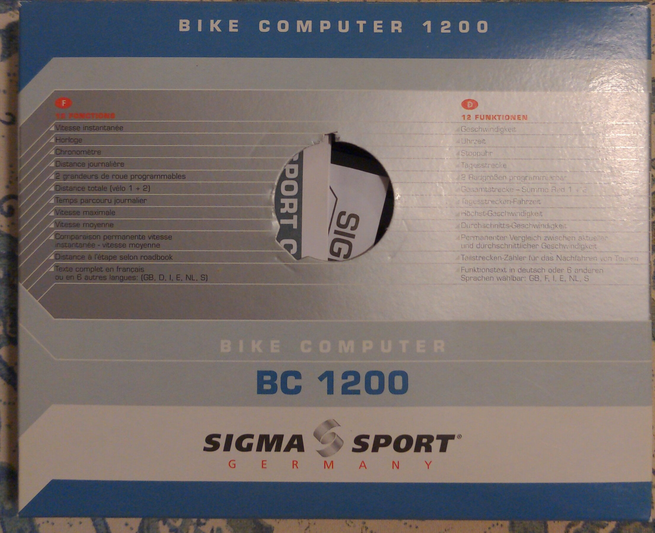 Bike computer 1200 - Produit - fr