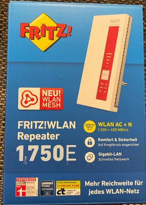 Fritz!WLAN Repeater 1750E - Product