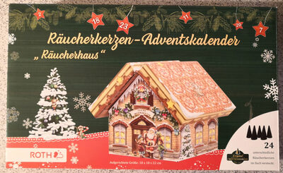 Räucherkerzen-Adventskalender "Räucherhaus" - Product - de