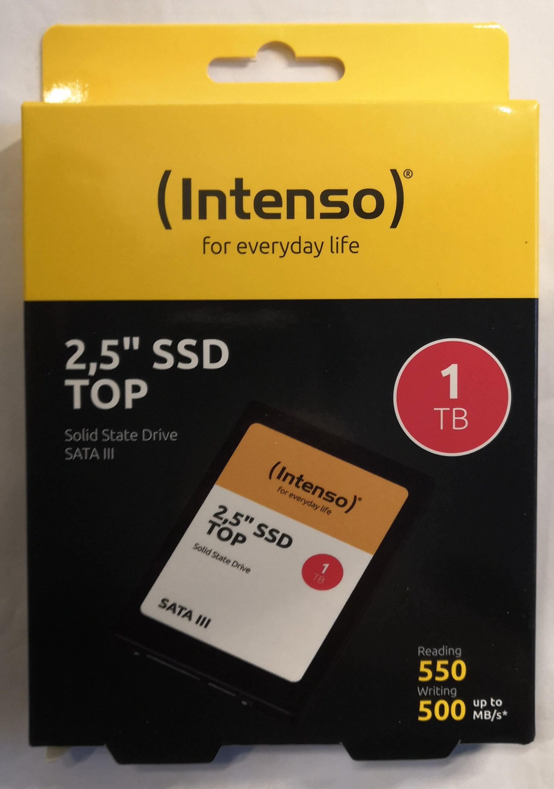 Intenso 2,5 Zoll SATA SSD TOP, 1 TB - Produit - de
