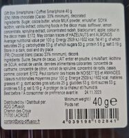 Coffret Smartphone - Ingredients - fr