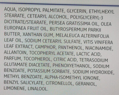 Fusscreme Teebaum Öl - Ingredients