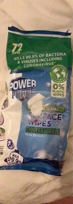 Antibacterial surface wipes biodegradable non-bleach - Product - en