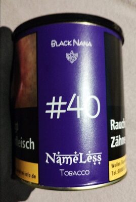 BLACK NANA - Produit - de