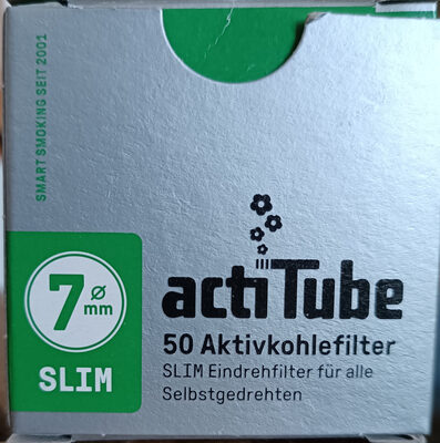 actiTube Aktivkohlefilter 7mm Slim - Product - de