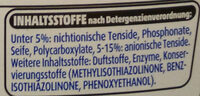 Black Feinwaschmittel - Ingredients - de