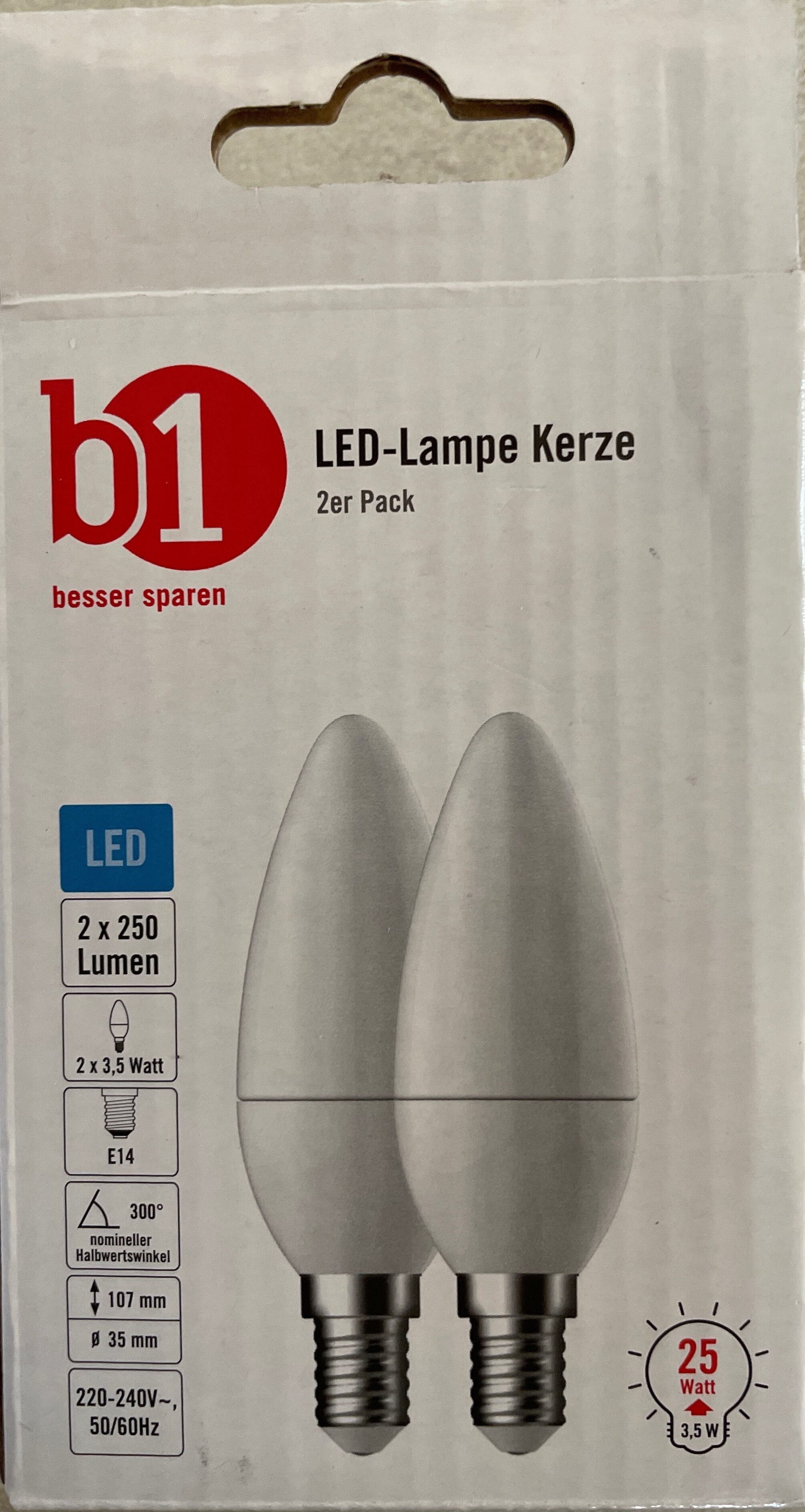 LED-Lampe Kerze 3,5W - Product - de