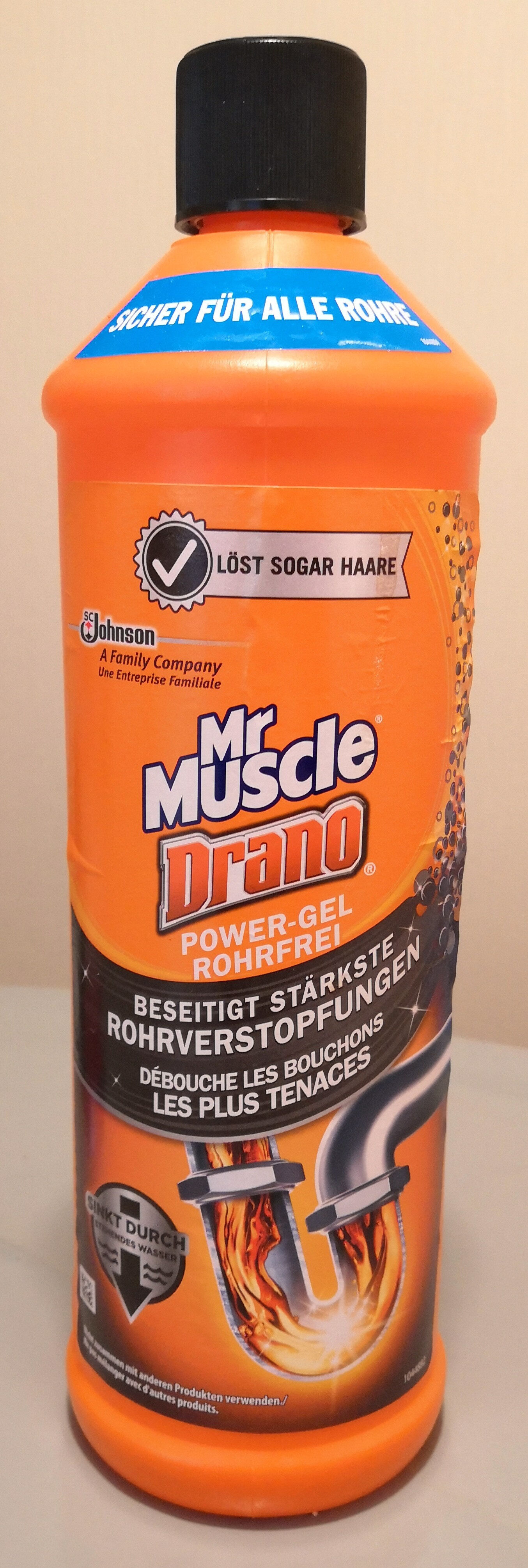SC Johnson Mr Muscle Drano Power-Gel - Product - de