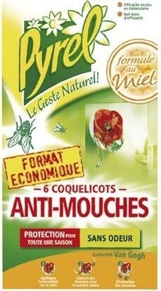 Anti-mouches - Coquelicots - Lot De 6 - Product - fr