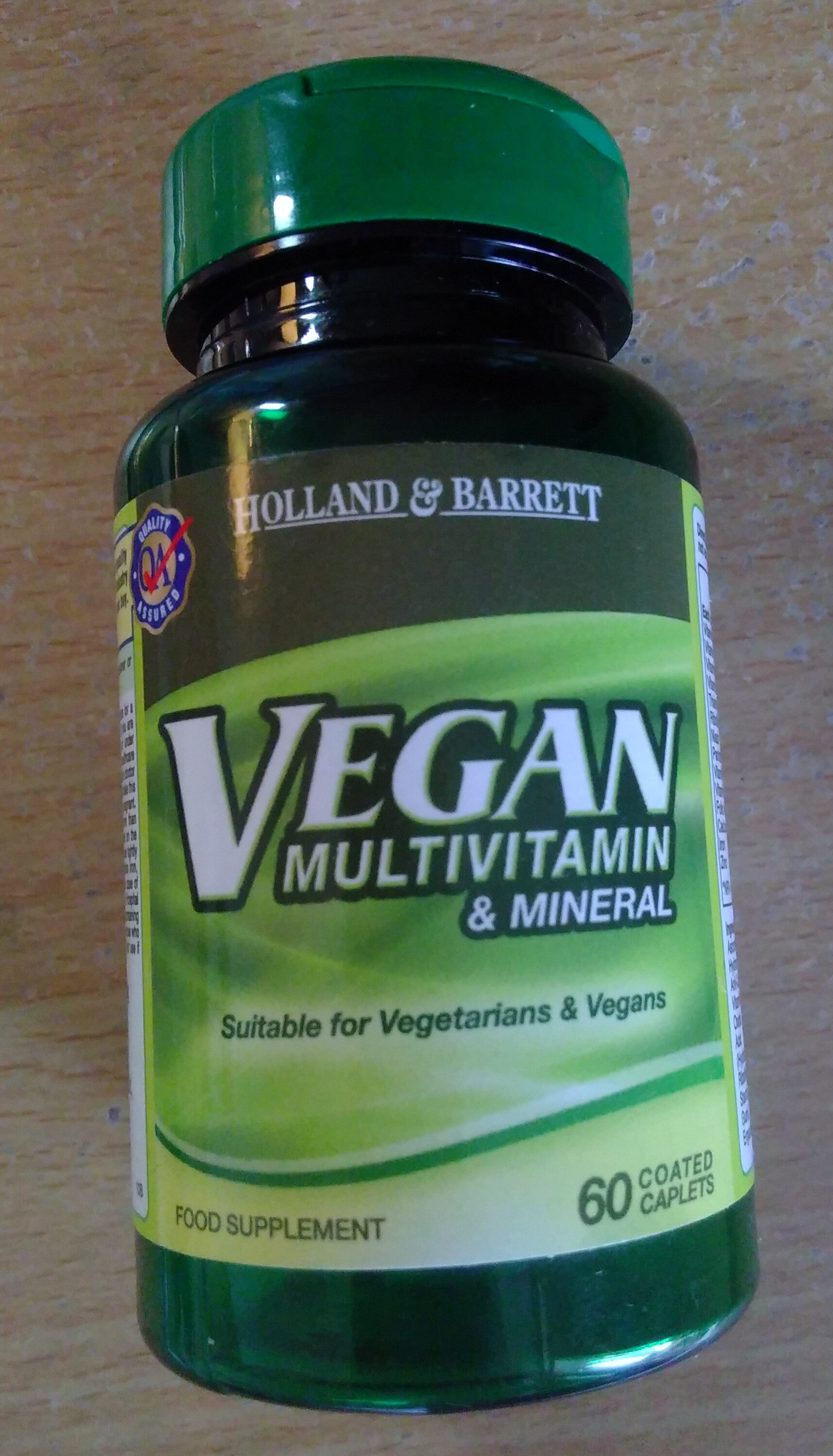Vegan multivitamin & Mineral Food Supplement - Product - en