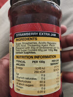 Strawberry Extra Jam - Ingrédients - en