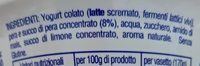 yogurt colato - Ingredients - fi