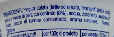 yogurt colato - Ingredients