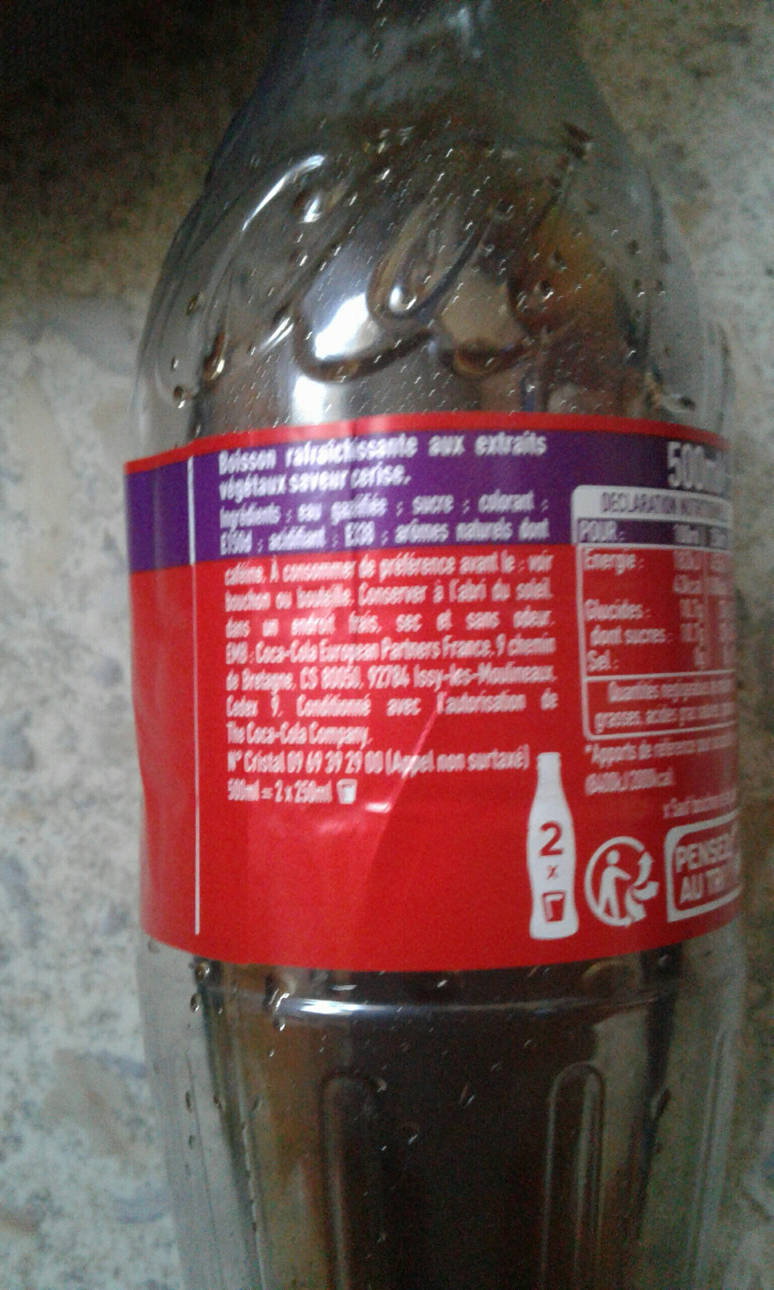Coca-Cola cherry - Ingredients - fr