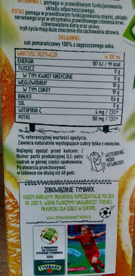 sok pomarańczowy - Product - en