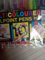 multi coloured ball point pens - Product - xx