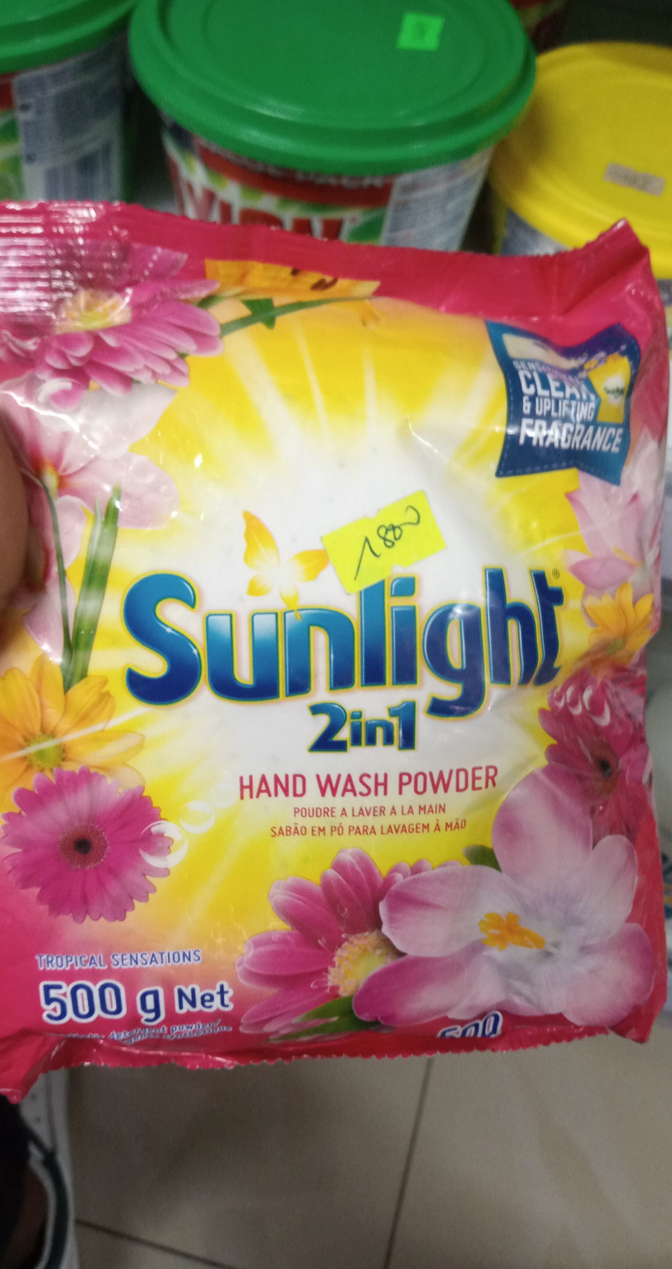 SUNLIGHT 2IN1 HAND WASH POWDER TROPICAL - Product - en